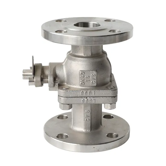 Premium Industrial Manual Flange Stainless Steel Ball Valve in High Quality